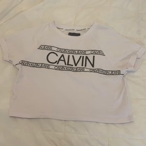 ✨5x$25✨CALVIN KLEIN Over sized cropped top